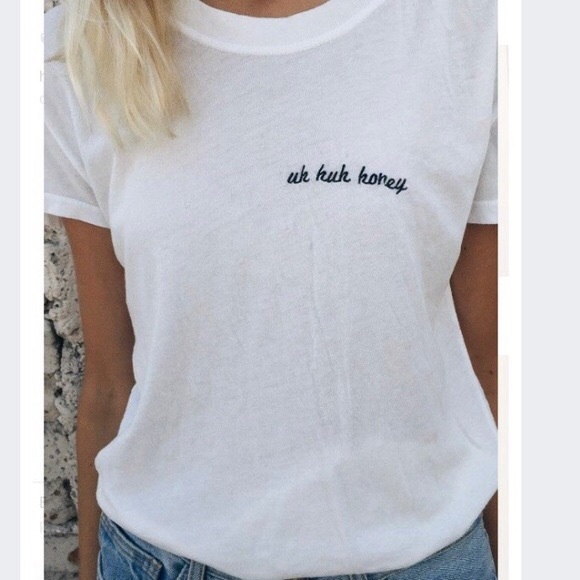 brandy melville honey tee